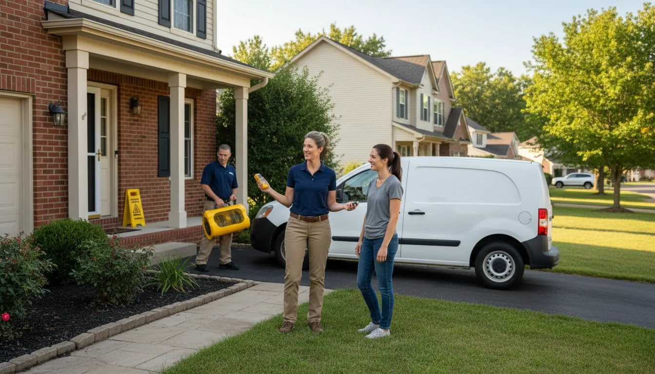 Residential water damage restoration in Randleman, NC